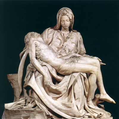 pietà di michelangelo, arte, scultura, michelangelo buonarroti, arte del cinquecento, marmo di carrara