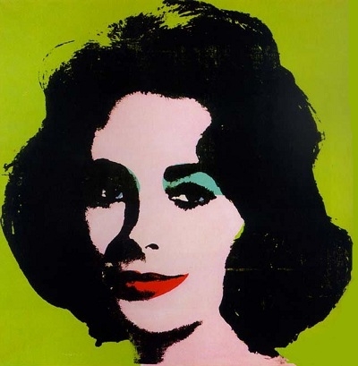 Andy Warhol e Liz Taylor sfondo verde.jpg