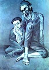 Pablo Picasso Vecchio ceco e giovane periodo blu.jpg