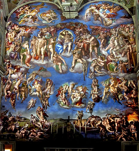 Giudizio Universale affresco cappella Sistina Michelangelo.jpg